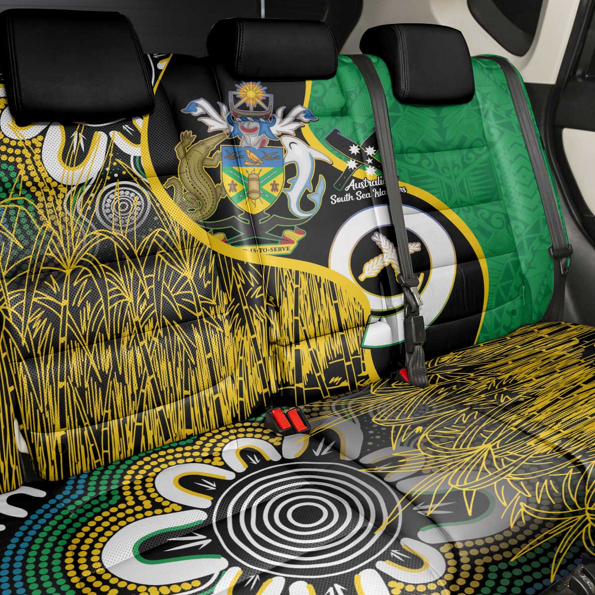 Australian South Sea Islanders National Recognition Day Back Car Seat Cover Solomon Islands And Vanuatu Culture