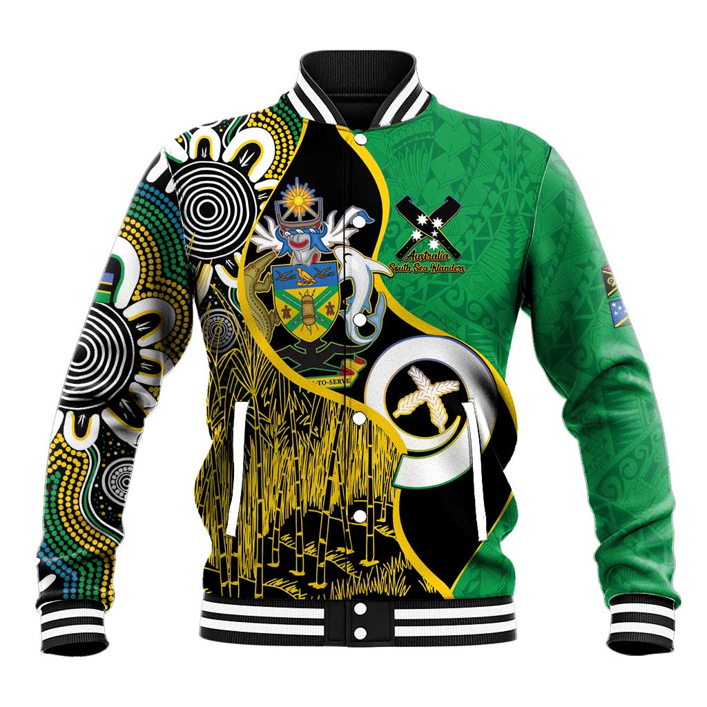 Australian South Sea Islanders National Recognition Day Baseball Jacket Solomon Islands And Vanuatu Culture