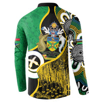 Australian South Sea Islanders National Recognition Day Button Sweatshirt Solomon Islands And Vanuatu Culture