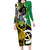 Australian South Sea Islanders National Recognition Day Family Matching Long Sleeve Bodycon Dress and Hawaiian Shirt Solomon Islands And Vanuatu Culture