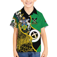 Australian South Sea Islanders National Recognition Day Family Matching Summer Maxi Dress and Hawaiian Shirt Solomon Islands And Vanuatu Culture LT14 Son's Shirt Black - Polynesian Pride
