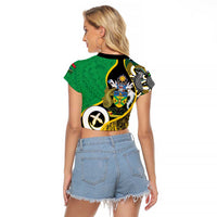 Australian South Sea Islanders National Recognition Day Raglan Cropped T Shirt Solomon Islands And Vanuatu Culture