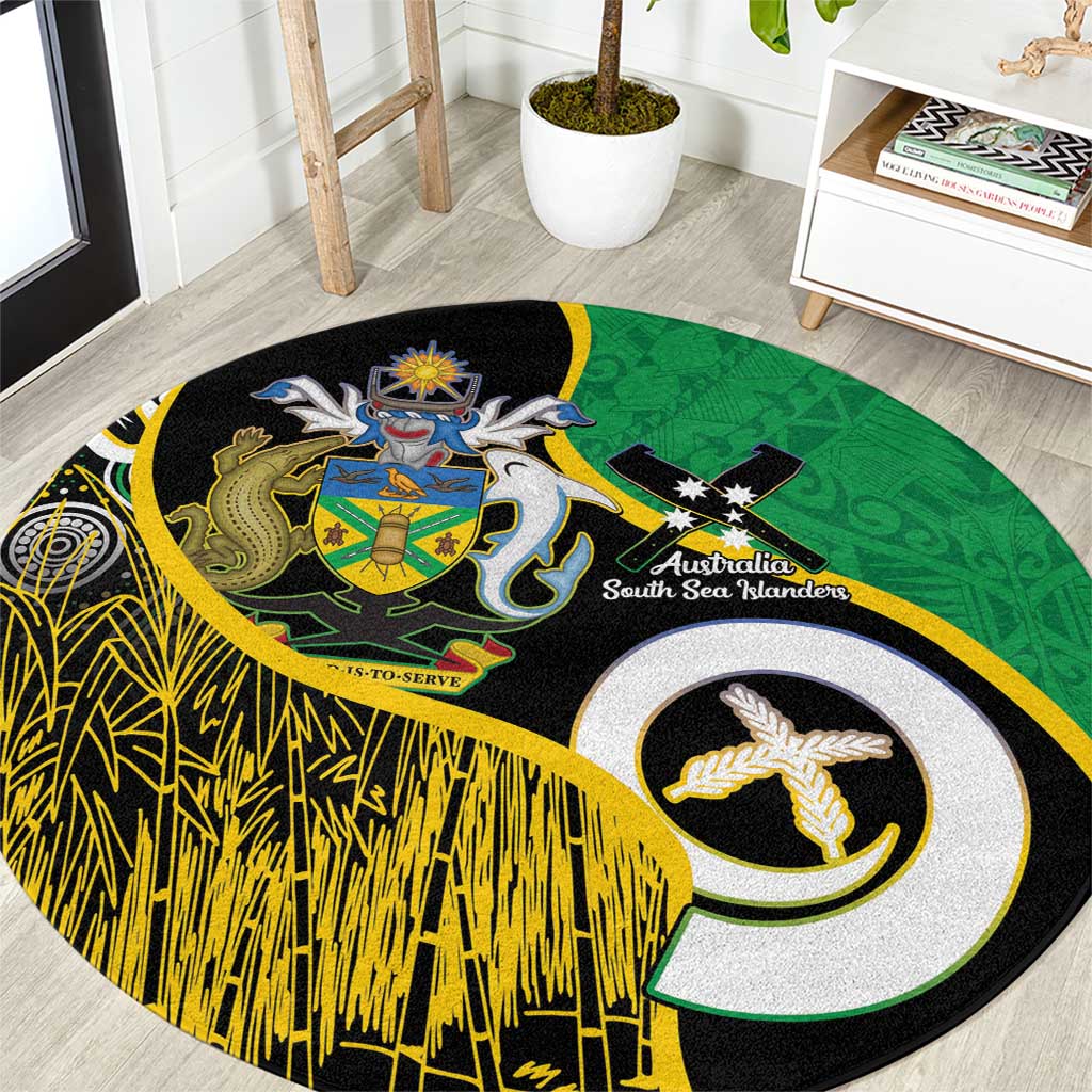 Australian South Sea Islanders National Recognition Day Round Carpet Solomon Islands And Vanuatu Culture