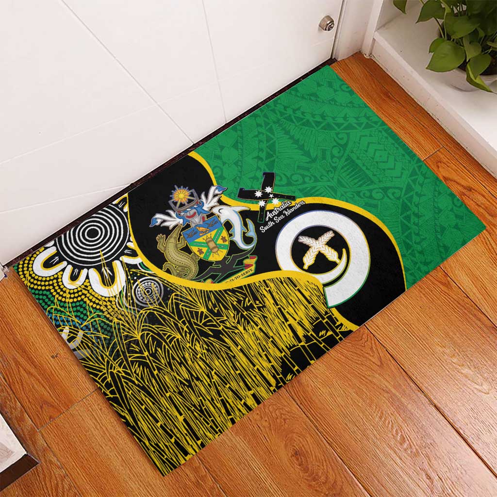 Australian South Sea Islanders National Recognition Day Rubber Doormat Solomon Islands And Vanuatu Culture