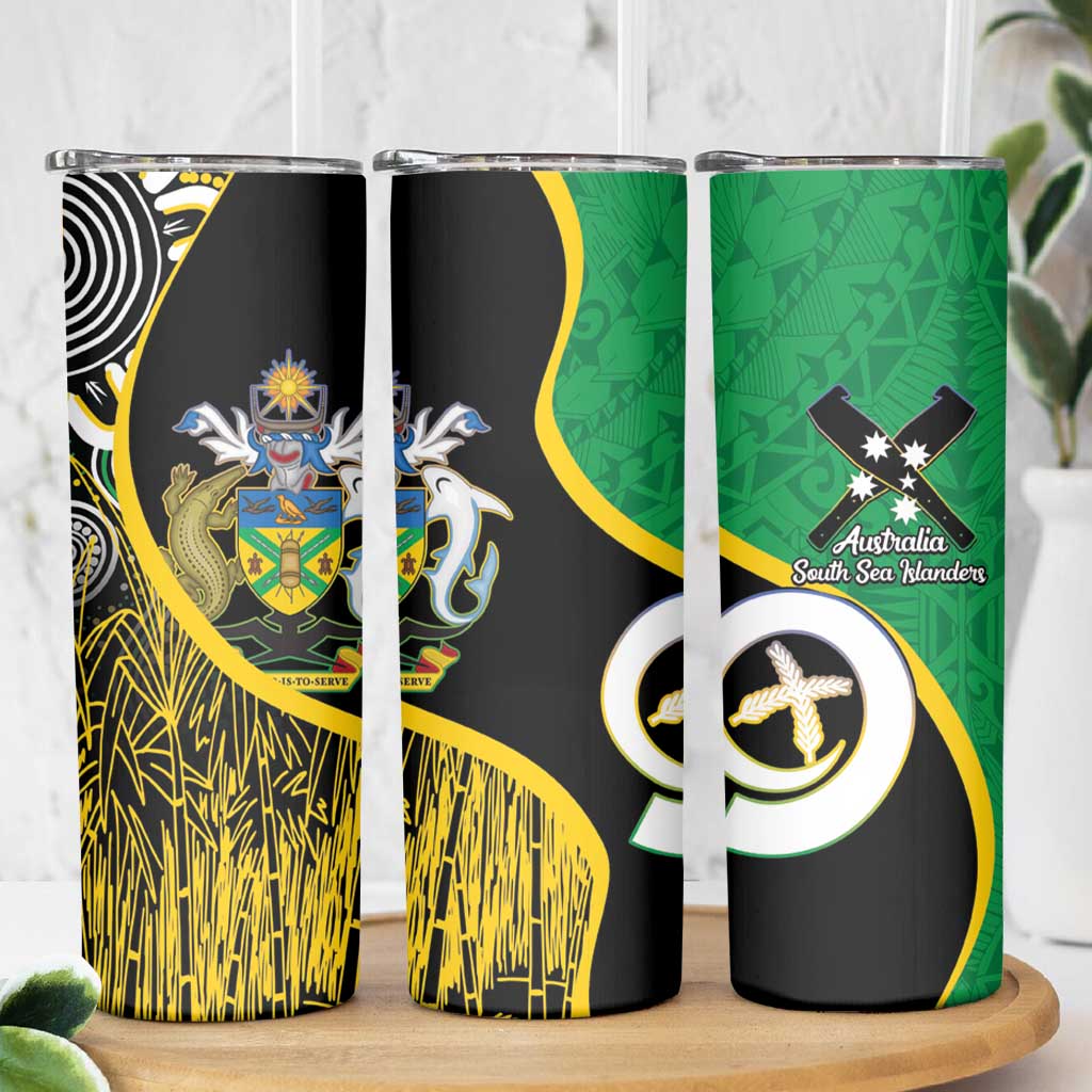 Australian South Sea Islanders National Recognition Day Skinny Tumbler Solomon Islands And Vanuatu Culture
