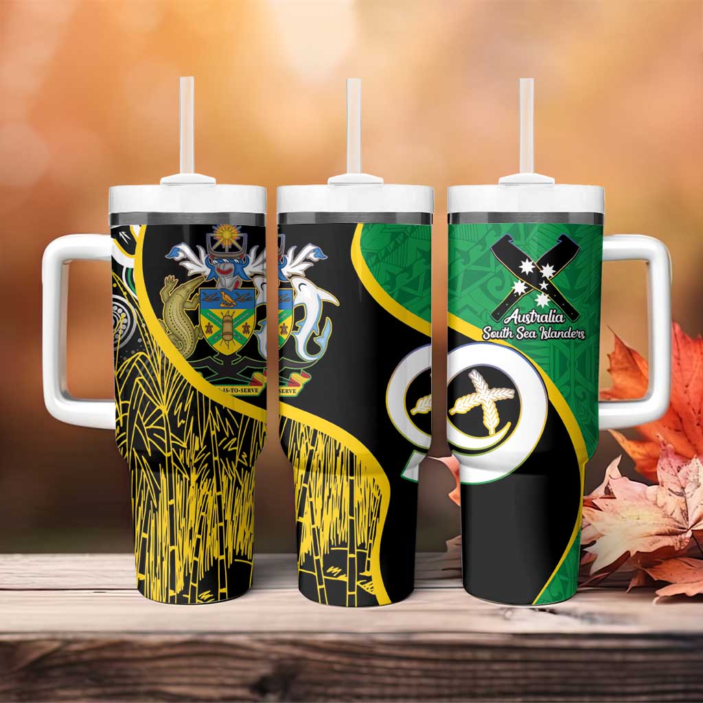 Australian South Sea Islanders National Recognition Day Tumbler With Handle Solomon Islands And Vanuatu Culture