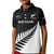 New Zealand Silver Fern Rugby Kid Polo Shirt All Black Go Champions Maori Pattern LT14
