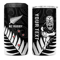 New Zealand Silver Fern Rugby 4 in 1 Can Cooler Tumbler All Black Go Champions Maori Pattern LT14
