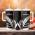 New Zealand Silver Fern Rugby Tumbler With Handle All Black Go Champions Maori Pattern