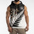 Personalised New Zealand Darts Sleeveless Hoodie Silver Fern Aotearoa Maori Pattern - Polynesian Pride
