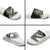 Personalised New Zealand Darts Slide Sandals Silver Fern Aotearoa Maori Pattern - Polynesian Pride