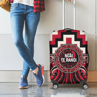 Aotearoa Ngai Te Rangi Luggage Cover Maori Iwi Poutama Puhoro Tattoo LT14 - Polynesian Pride