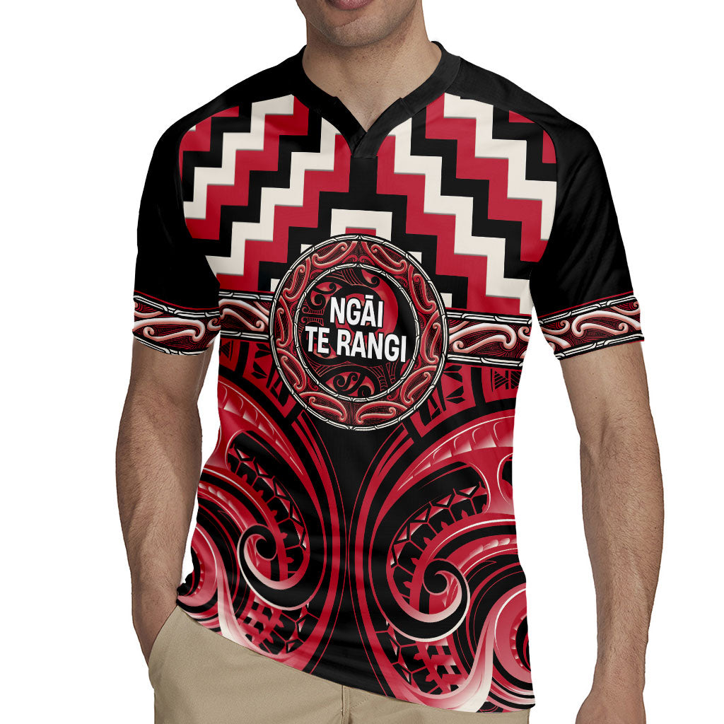 Aotearoa Ngai Te Rangi Personalised Rugby Jersey Maori Iwi Poutama Puhoro Tattoo LT14 - Polynesian Pride