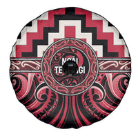 Aotearoa Ngai Te Rangi Spare Tire Cover Maori Iwi Poutama Puhoro Tattoo LT14 - Polynesian Pride
