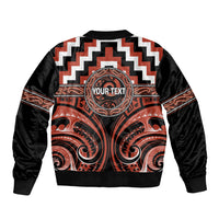 Aotearoa Tapuika Personalised Bomber Jacket Maori Iwi Poutama Puhoro Tattoo LT14 - Polynesian Pride