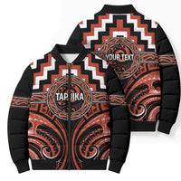 Aotearoa Tapuika Personalised Bomber Puffer Jacket Maori Iwi Poutama Puhoro Tattoo LT14 - Polynesian Pride