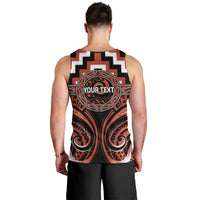 Aotearoa Tapuika Personalised Men Tank Top Maori Iwi Poutama Puhoro Tattoo LT14 - Polynesian Pride
