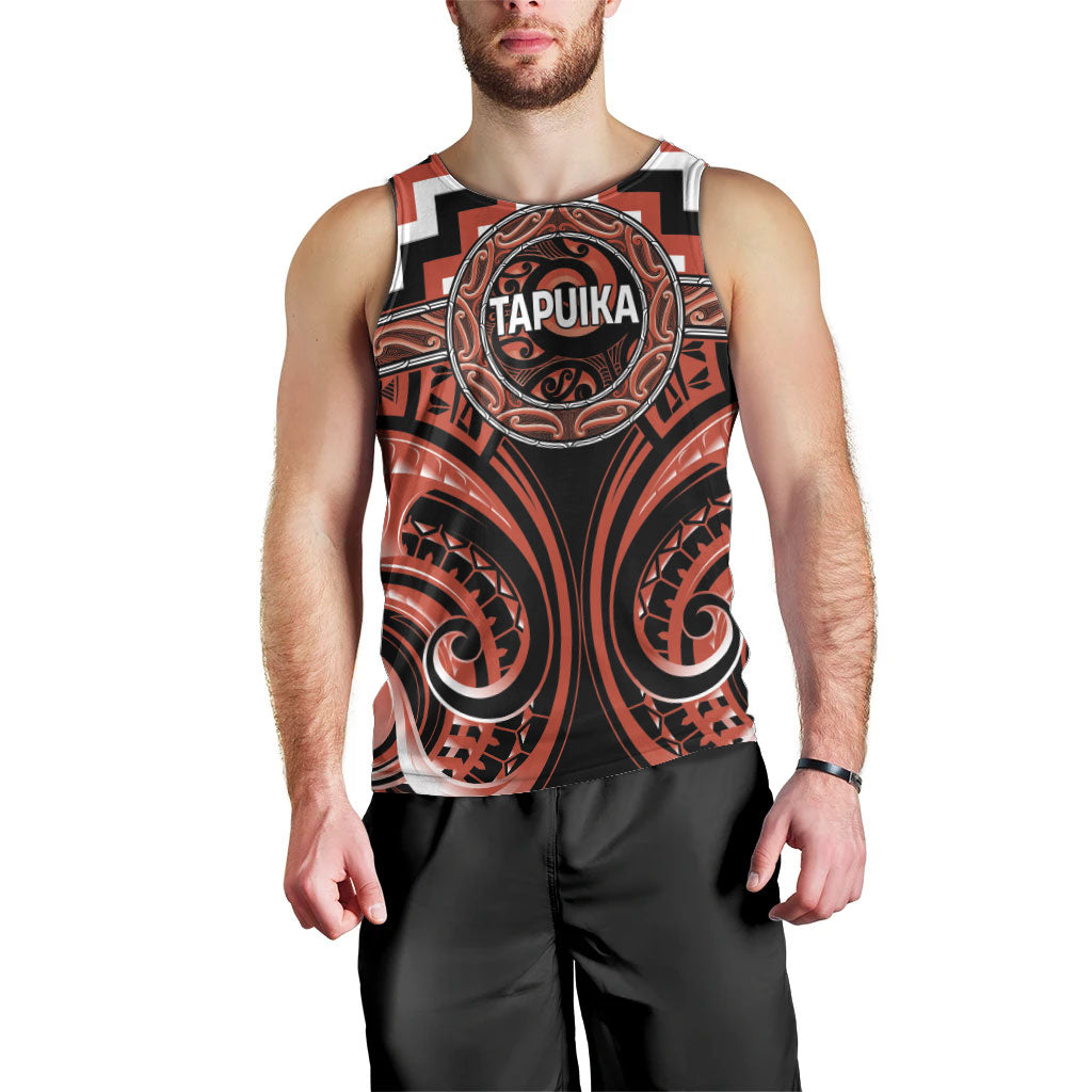Aotearoa Tapuika Personalised Men Tank Top Maori Iwi Poutama Puhoro Tattoo LT14 - Polynesian Pride