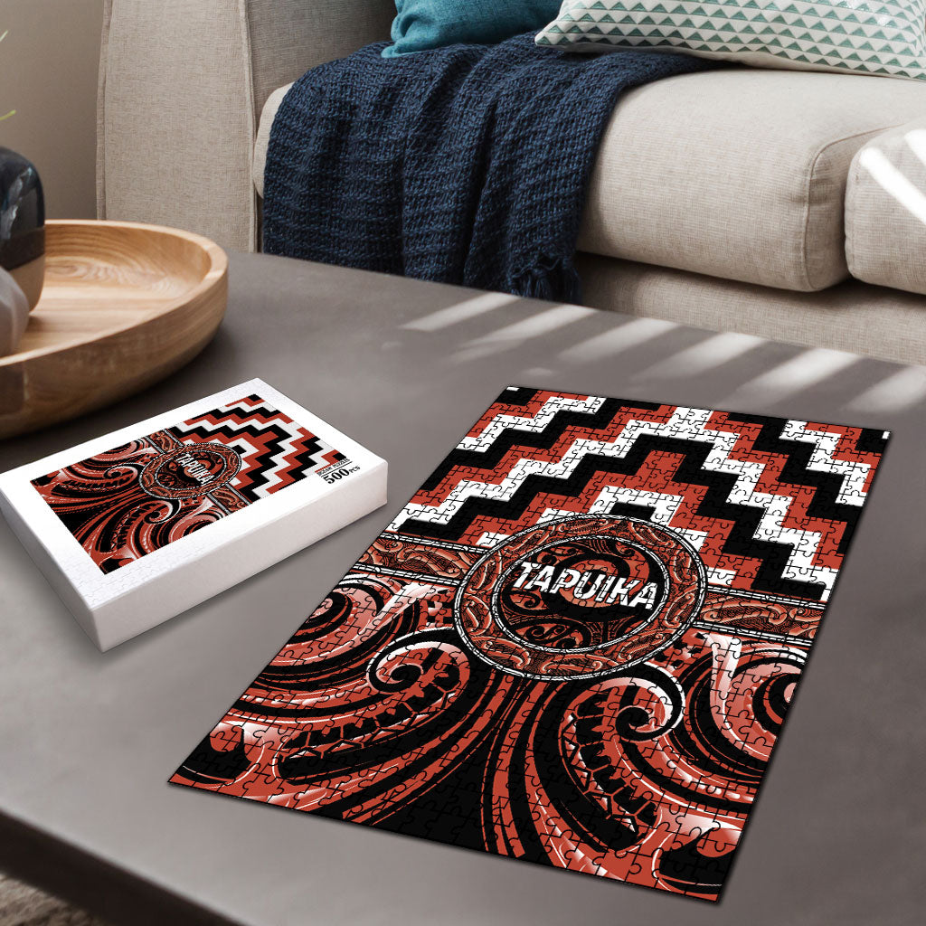 Aotearoa Tapuika Puzzle Maori Iwi Poutama Puhoro Tattoo LT14 - Polynesian Pride