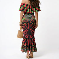 Aotearoa Ngati Maru Personalised Mermaid Dress Maori Iwi Poutama Puhoro Tattoo LT14 - Polynesian Pride