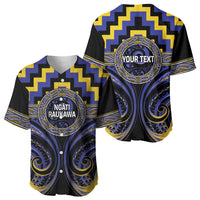 Aotearoa Ngati Raukawa Personalised Baseball Jersey Maori Iwi Poutama Puhoro Tattoo LT14 - Polynesian Pride