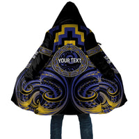 Aotearoa Ngati Raukawa Personalised Cloak Maori Iwi Poutama Puhoro Tattoo LT14 Unisex Blue - Polynesian Pride