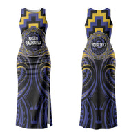 Aotearoa Ngati Raukawa Personalised Couples Matching Tank Maxi Dress and Hawaiian Shirt Maori Iwi Poutama Puhoro Tattoo LT14 - Polynesian Pride