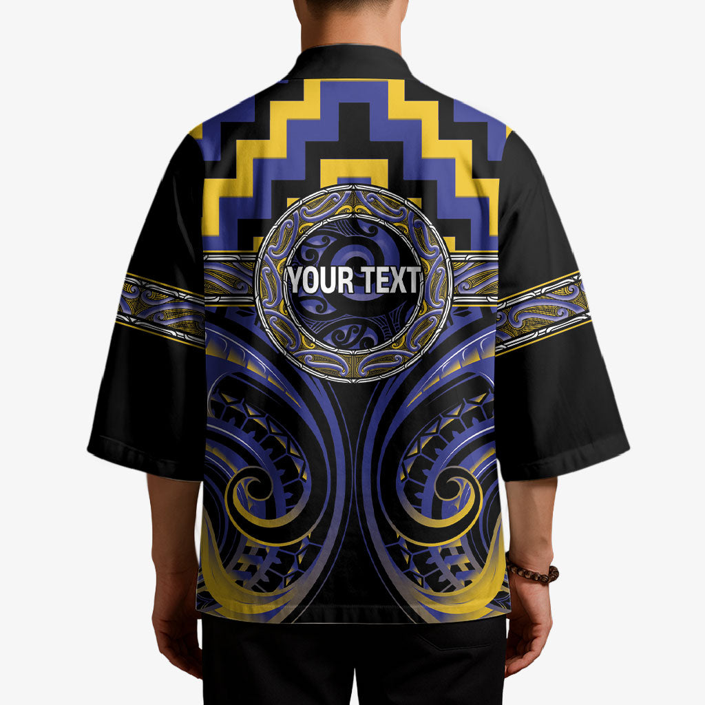 Aotearoa Ngati Raukawa Personalised Kimono Maori Iwi Poutama Puhoro Tattoo LT14 - Polynesian Pride
