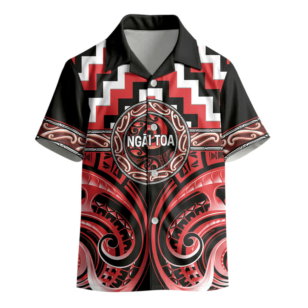 Aotearoa Ngati Toa Personalised Kid Hawaiian Shirt Maori Iwi Poutama Puhoro Tattoo LT14 - Polynesian Pride