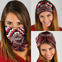 Aotearoa Ngati Toa Neck Gaiter Maori Iwi Poutama Puhoro Tattoo LT14 - Polynesian Pride