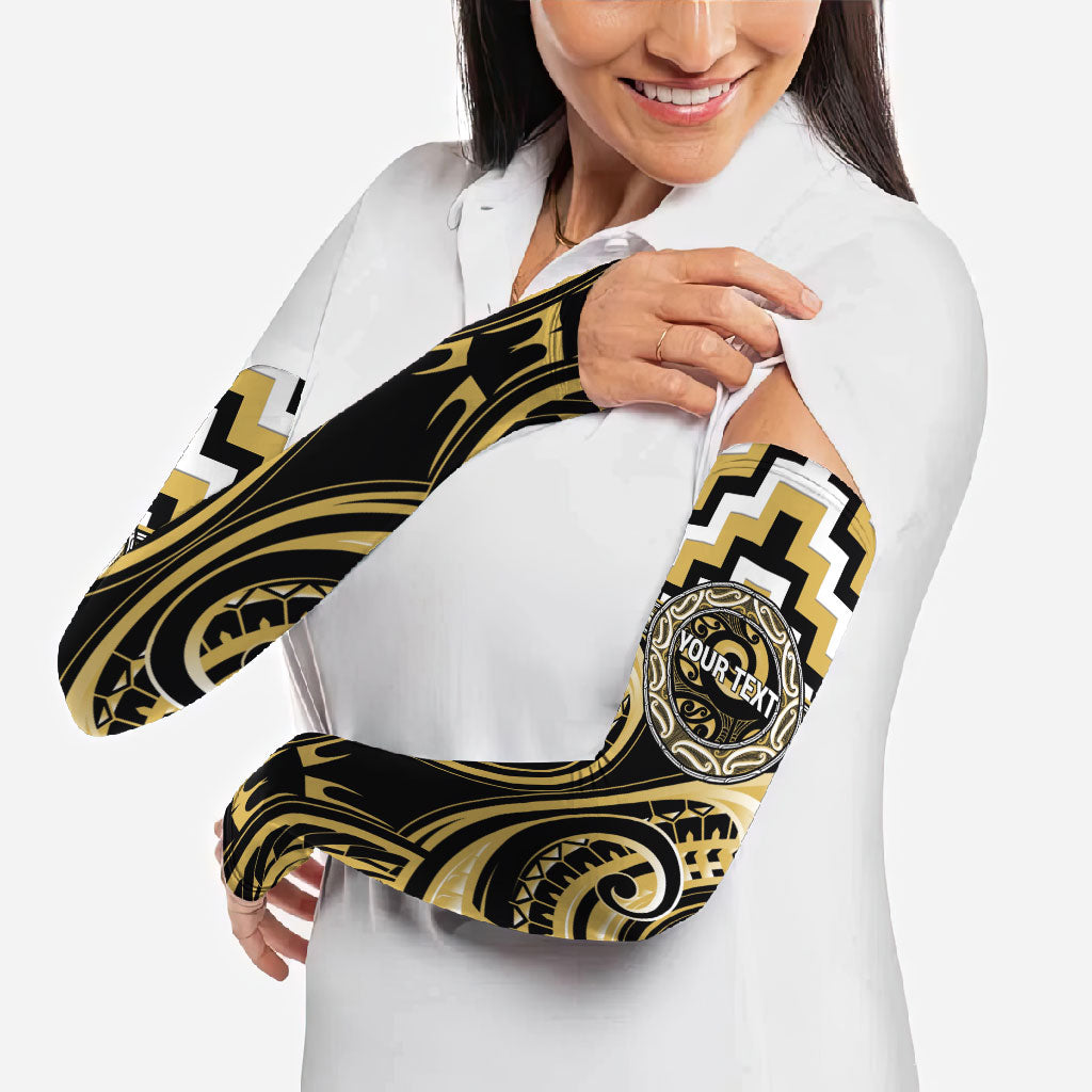 Aotearoa Ngati Tama Personalised Arm Sleeves Maori Iwi Poutama Puhoro Tattoo LT14 - Polynesian Pride