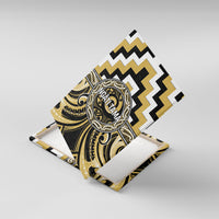 Aotearoa Ngati Tama Canvas Wall Art Maori Iwi Poutama Puhoro Tattoo LT14 With Frame Yellow - Polynesian Pride