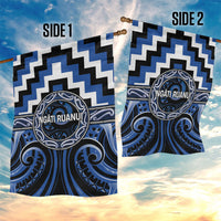 Aotearoa Ngati Ruanui Garden Flag Maori Iwi Poutama Puhoro Tattoo LT14 - Polynesian Pride