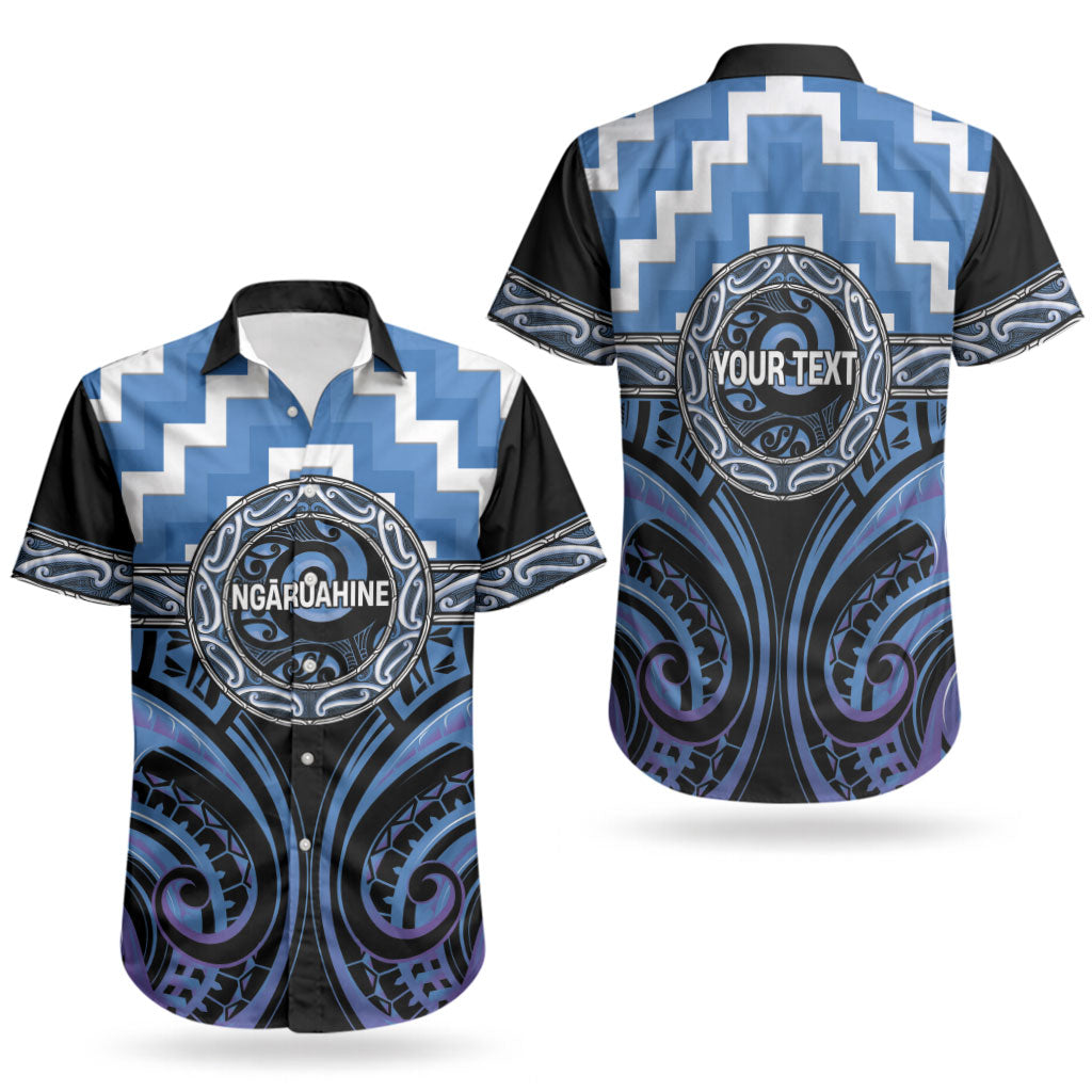 Aotearoa Ngaruahine Personalised Couples Matching Summer Maxi Dress and Hawaiian Shirt Maori Iwi Poutama Puhoro Tattoo LT14 - Polynesian Pride