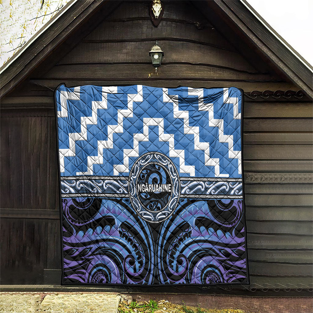 Aotearoa Ngaruahine Quilt Maori Iwi Poutama Puhoro Tattoo LT14 - Polynesian Pride