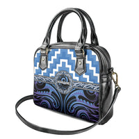 Aotearoa Ngaruahine Shoulder Handbag Maori Iwi Poutama Puhoro Tattoo LT14 - Polynesian Pride