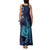 Nukuoro Atoll Family Matching Tank Maxi Dress and Hawaiian Shirt Polynesian Shark Tattoo Purple Gradient Vibes