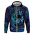 Nukuoro Atoll Hoodie Polynesian Shark Tattoo Purple Gradient Vibes