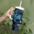 Nukuoro Atoll Tumbler With Handle Polynesian Shark Tattoo Purple Gradient Vibes