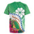 Marshall Islands Kwajalein Atoll Rugby Jersey Curves Polynesian Mix Tropical Flowers