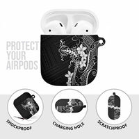 Black Hawaii AirPods Case Hammerhead Shark Tattoo Curve Polynesian - Polynesian Pride
