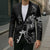 Black Hawaii Blazer Hammerhead Shark Tattoo Curve Polynesian - Polynesian Pride