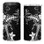 Black Hawaii 4 in 1 Can Cooler Tumbler Hammerhead Shark Tattoo Curve Polynesian - Polynesian Pride
