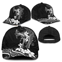 Black Hawaii Classic Cap Hammerhead Shark Tattoo Curve Polynesian - Polynesian Pride