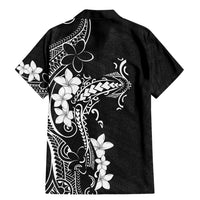 Black Hawaii Family Matching Mermaid Dress and Hawaiian Shirt Hammerhead Shark Tattoo Curve Polynesian LT14 - Polynesian Pride