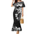 Black Hawaii Family Matching Mermaid Dress and Hawaiian Shirt Hammerhead Shark Tattoo Curve Polynesian - Polynesian Pride