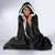 Black Hawaii Hooded Blanket Hammerhead Shark Tattoo Curve Polynesian - Polynesian Pride