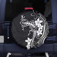 Black Hawaii Spare Tire Cover Hammerhead Shark Tattoo Curve Polynesian - Polynesian Pride