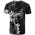 Black Hawaii T Shirt Hammerhead Shark Tattoo Curve Polynesian - Polynesian Pride