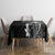 Black Hawaii Tablecloth Hammerhead Shark Tattoo Curve Polynesian - Polynesian Pride